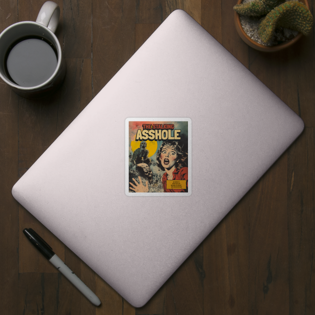 The Stalker – Retro Horror Comic Cover by Stylecombinator